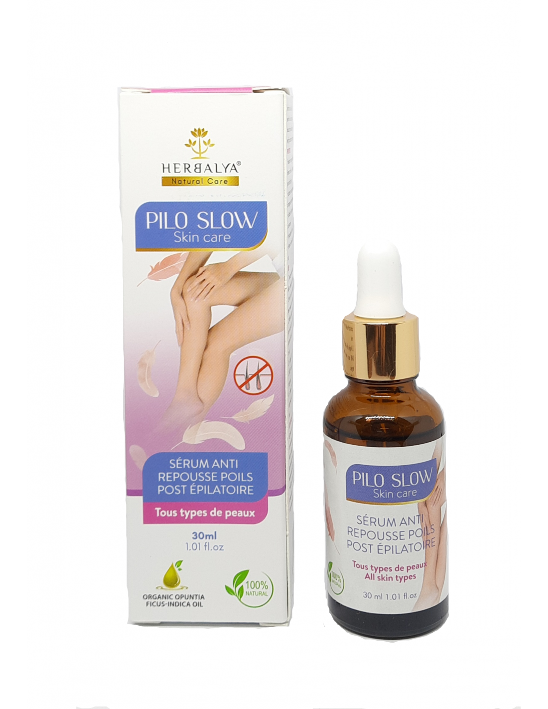 Pilo Slow Skin care Sérum anti repousse poils- Herbalya