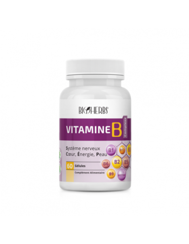 Vitamine B Complexe 60 gélules Bioherbs