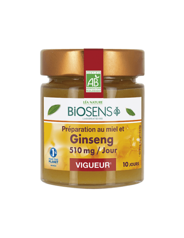 Préparation au miel et Ginseng Bio 170g