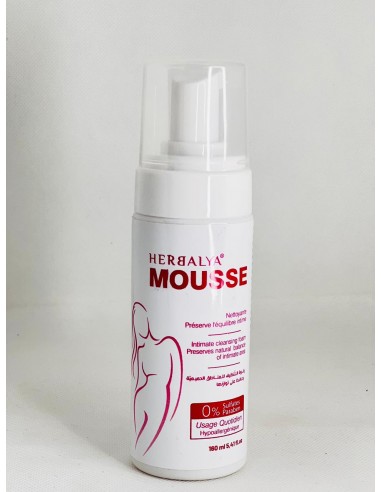 Mousse Intime pH physiologique 160ml Herbalya