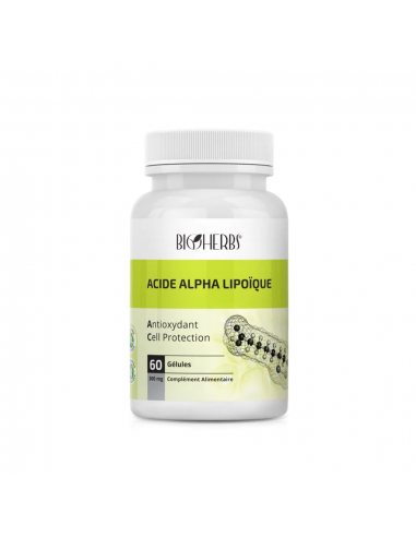 Acide Alpha-lipoïque 60 gélules Bioherbs