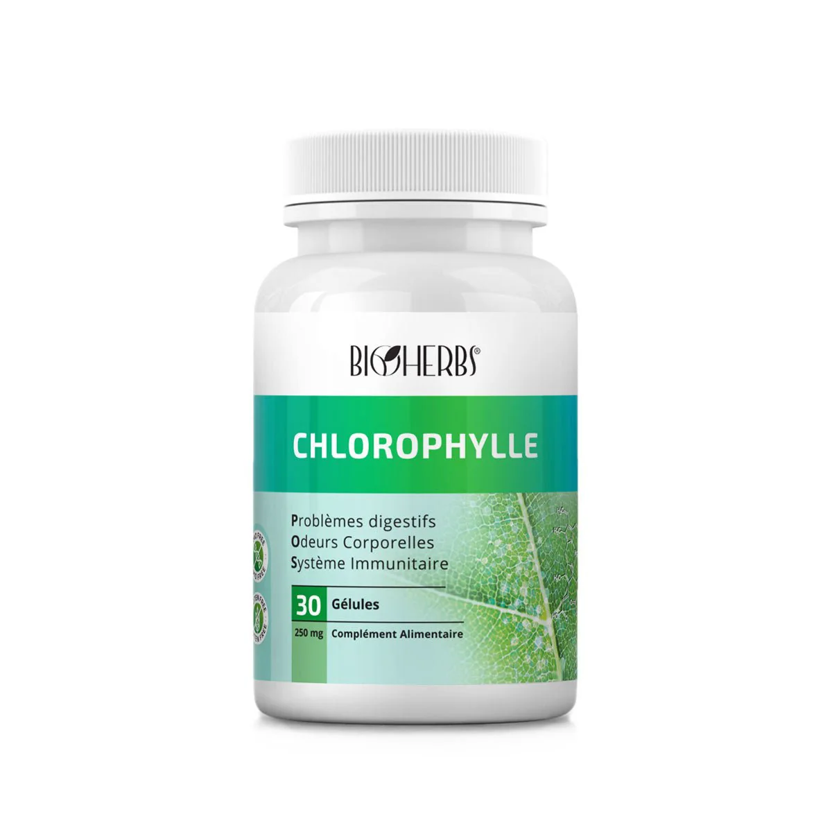 Chlorophylle 30 gélules Biohebs- let's be bio