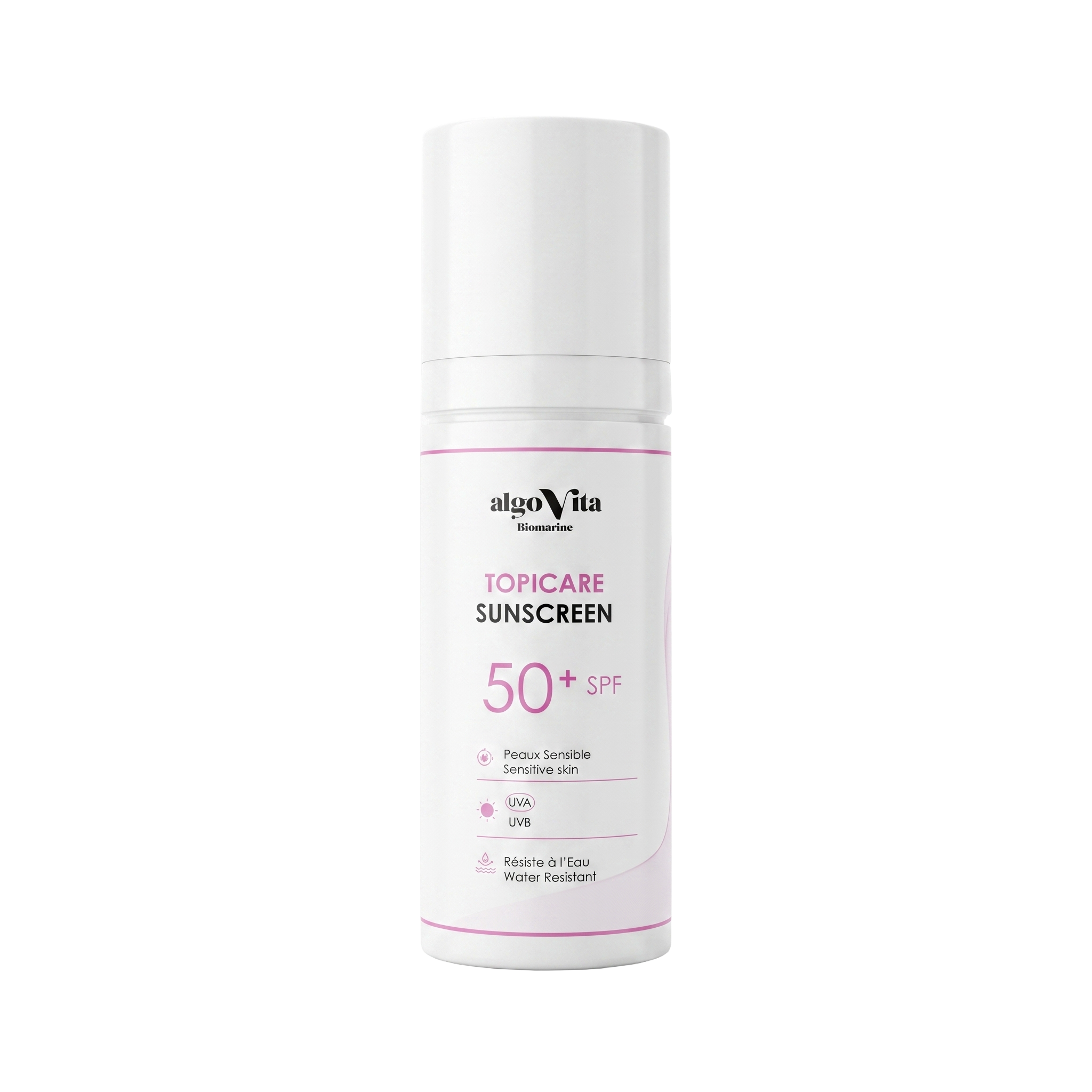Écran Solaire Peau Sensible SPF 50+ UVA-UVB PA+++