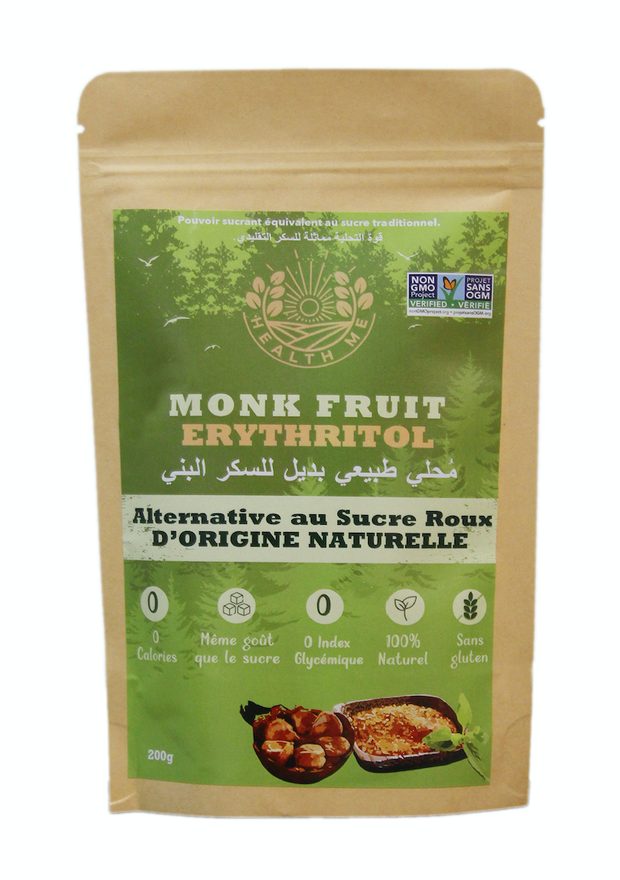 Monk Fruit • Érythritol brun 200g