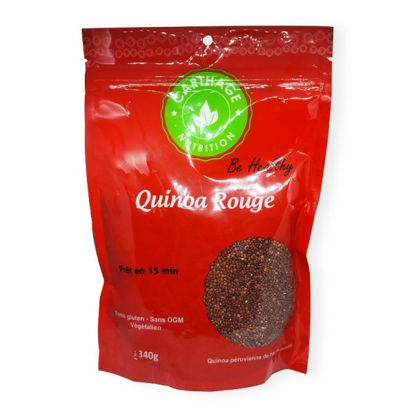 Graines de Quinoa rouge 340g carthage nutrition