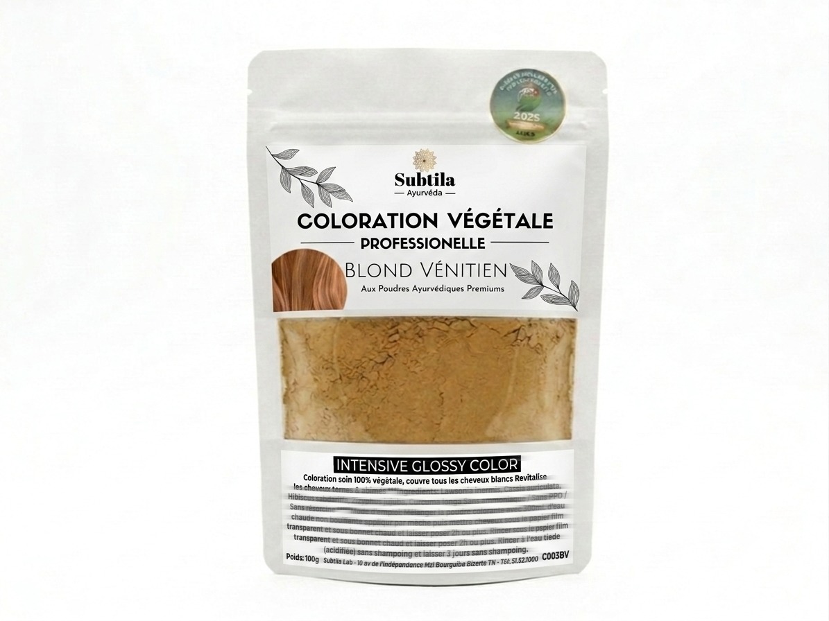 coloration végétale blond vénitien 100g subtila