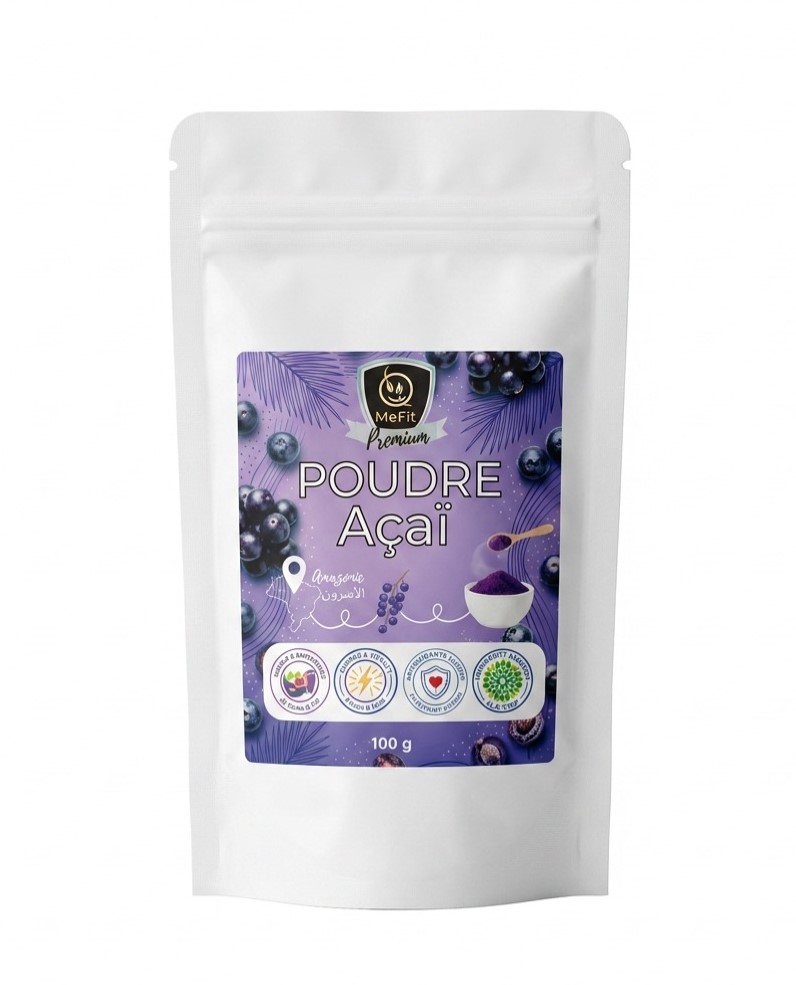 poudre d'Açaï Biologique 100g Merci fit